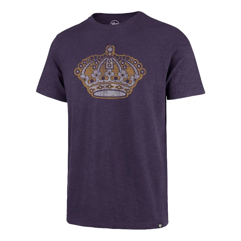 Men’s short-sleeve dusk shirts-LOS ANGELES KINGS VINTAGE GRIT '47 SCRUM TEE