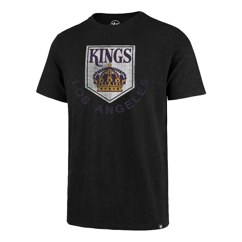 Men’s short-sleeve xeno shirts-LOS ANGELES KINGS VINTAGE GRIT '47 SCRUM TEE