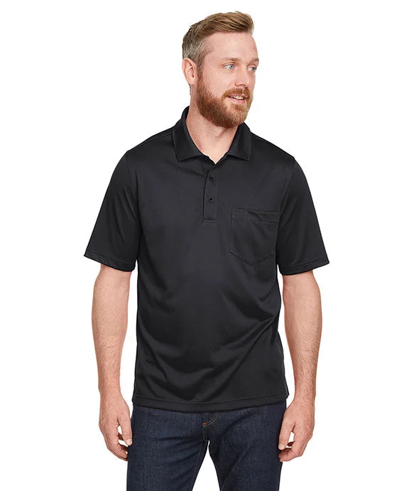 Men’s short-sleeve xing tees-M348P - Harriton Mens Advantage Snag Protection Plus IL Pocket Polo Shirt