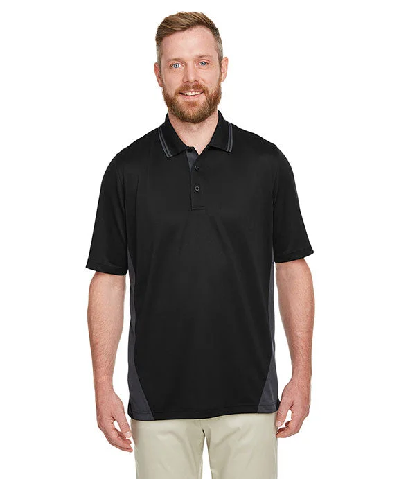 Men’s short-sleeve harp tees-M386 - Harriton Mens Flash Snag Protection Plus IL Colorblock Polo Shirt