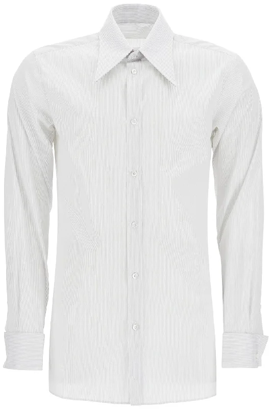 Men's bold etched shirts-Maison Margiela Men's 'Shirt With Pointed Collar'