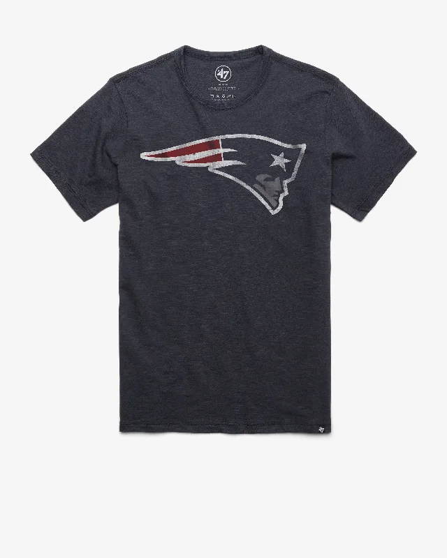 Men’s short-sleeve oust tops-NEW ENGLAND PATRIOTS GRIT '47 SCRUM TEE