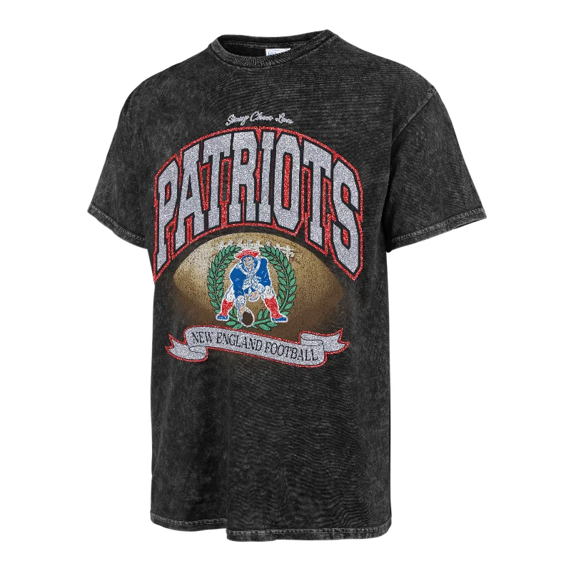 Men’s short-sleeve xeno shirts-NEW ENGLAND PATRIOTS HISTORIC STONEY CLOVER LANE X '47 TUBULAR TEE