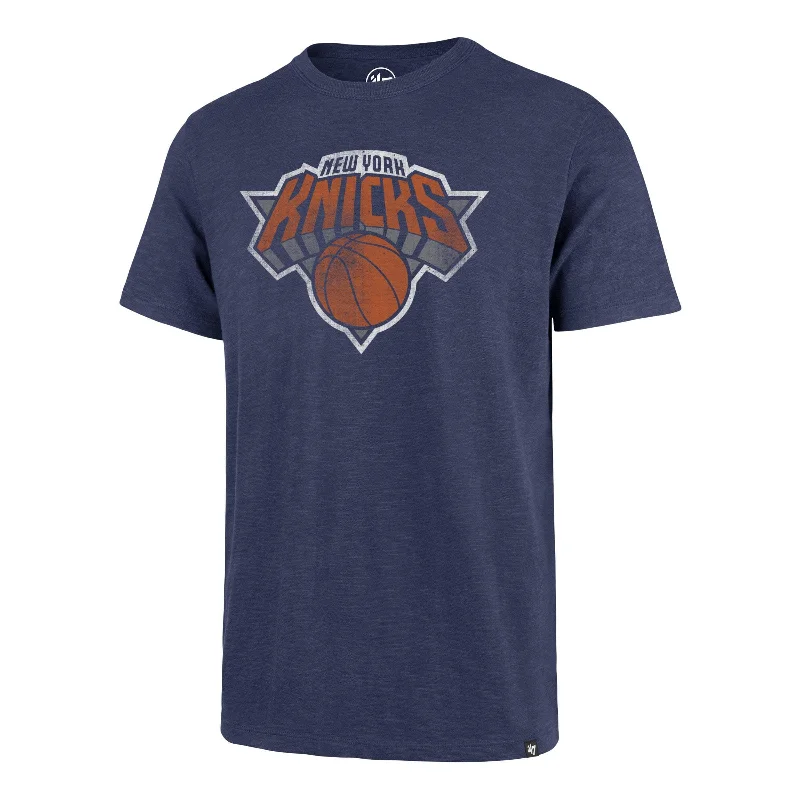 Men’s short-sleeve indigo tees-NEW YORK KNICKS GRIT '47 SCRUM TEE