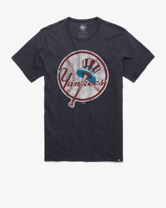 Men’s short-sleeve jolt tees-NEW YORK YANKEES COOPERSTOWN GRIT '47 SCRUM TEE