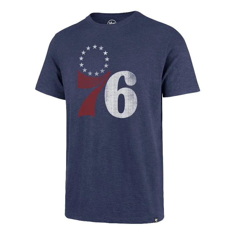 Men’s short-sleeve kink polos-PHILADELPHIA 76ERS GRIT '47 SCRUM TEE