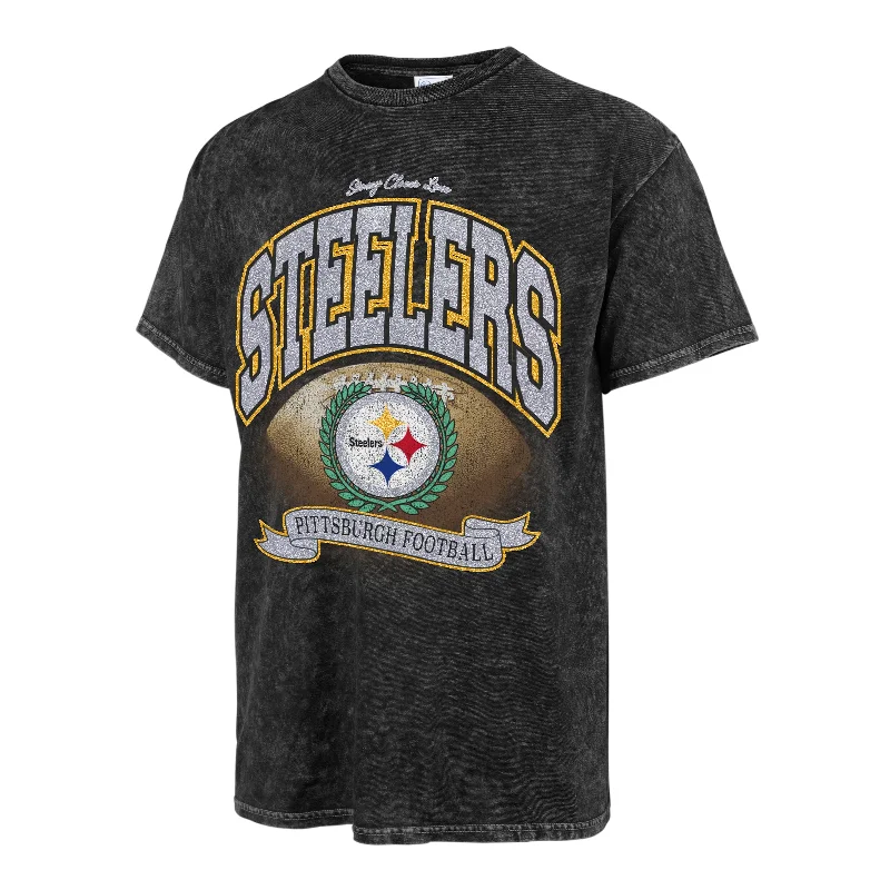 Men’s short-sleeve acme polos-PITTSBURGH STEELERS STONEY CLOVER LANE X '47 TUBULAR TEE