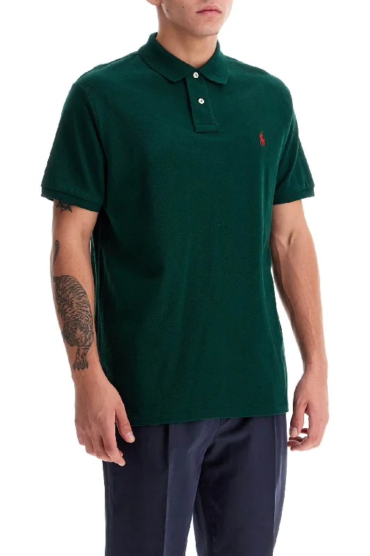 Men’s short-sleeve keel tops-Polo Ralph Lauren Custom Slim Fit Short Sleeve Polo Shirt