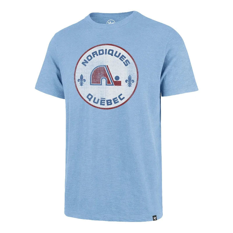 Men’s short-sleeve meld tops-QUEBEC NORDIQUES VINTAGE GRIT '47 SCRUM TEE