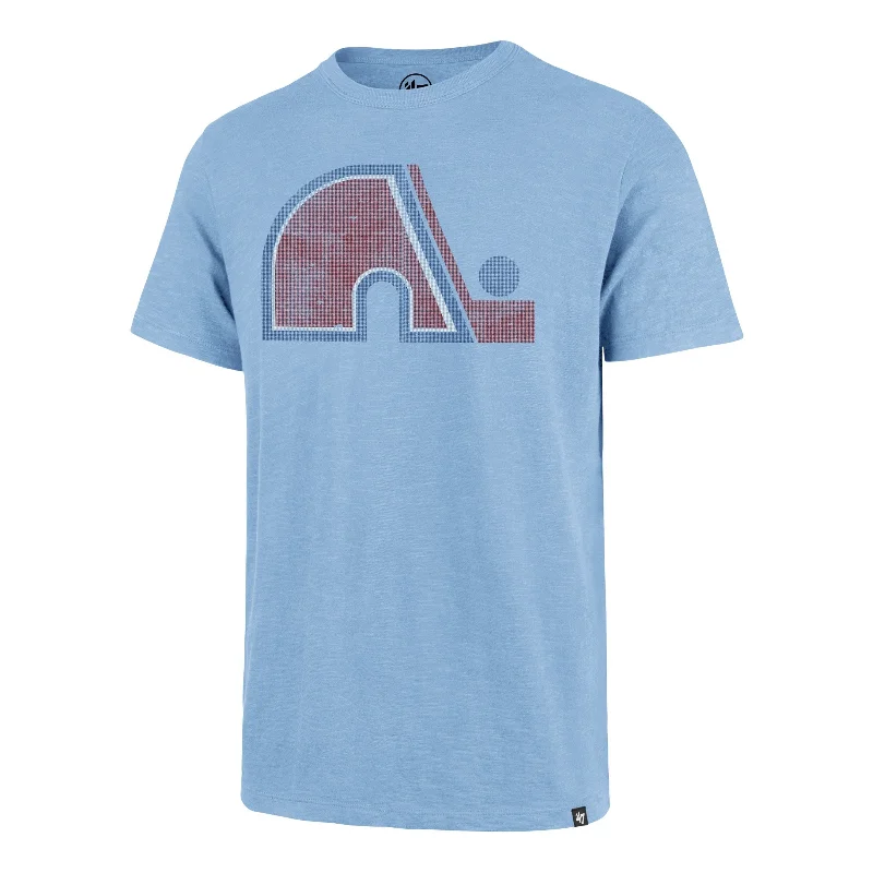 Men’s short-sleeve harp tees-QUEBEC NORDIQUES VINTAGE GRIT '47 SCRUM TEE