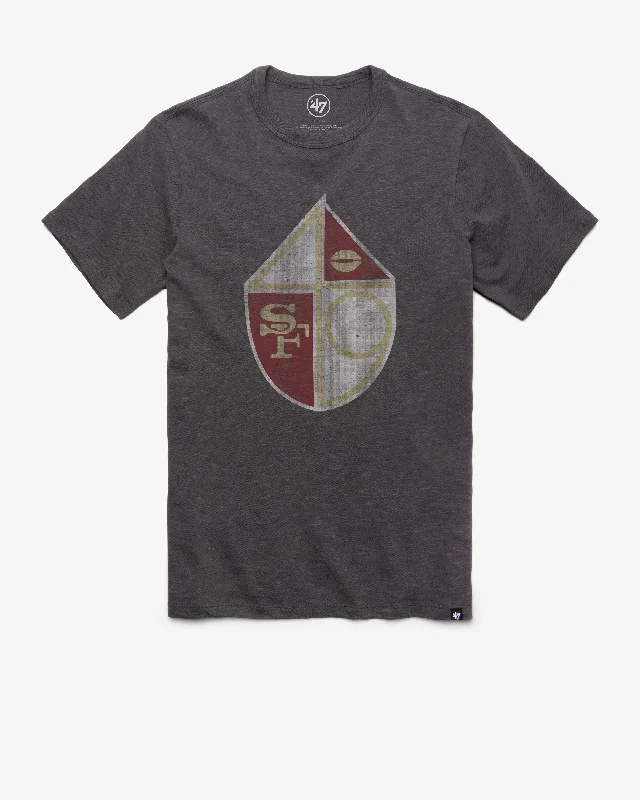 Men’s short-sleeve nook tees-SAN FRANCISCO 49ERS HISTORIC GRIT '47 SCRUM TEE