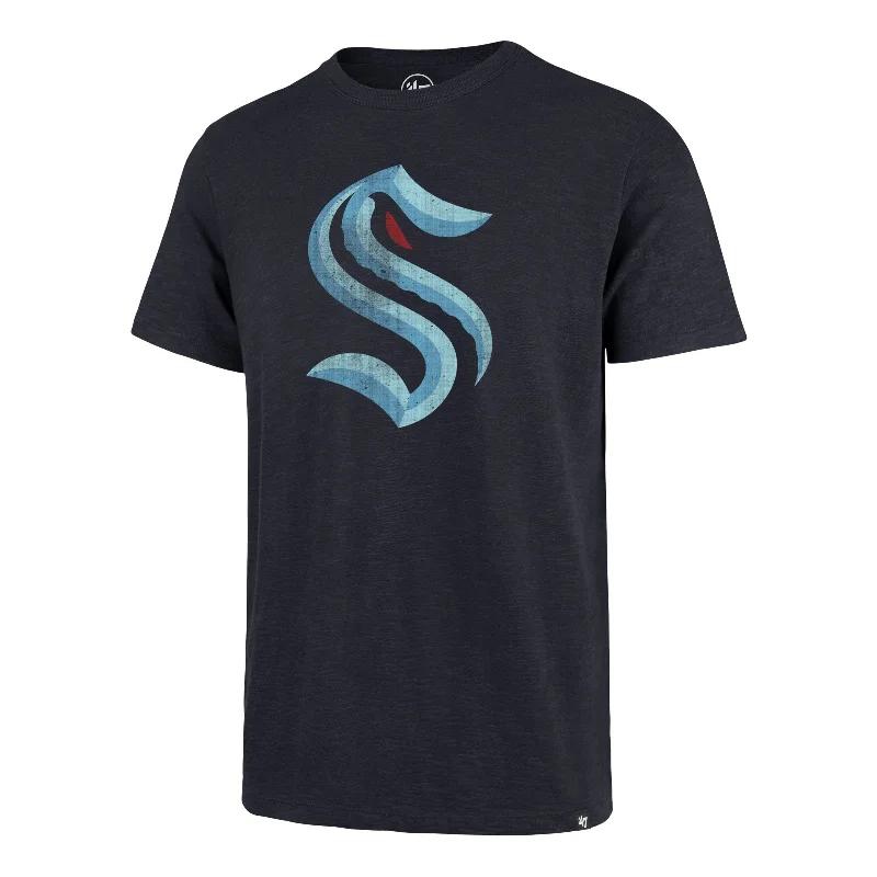 Men’s short-sleeve tope tees-SEATTLE KRAKEN GRIT '47 SCRUM TEE