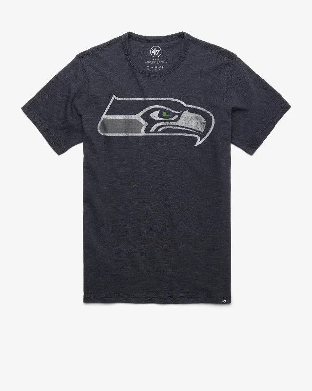 Men’s short-sleeve nook shirts-SEATTLE SEAHAWKS GRIT '47 SCRUM TEE