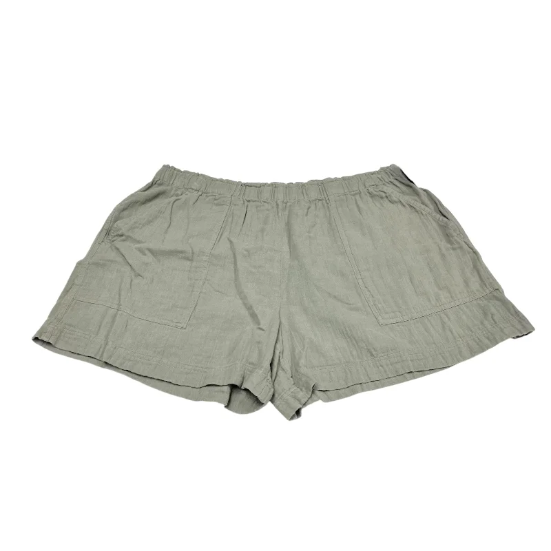 Men's multi-use convertible pants-Shorts By Lilla P In Green, Size: L