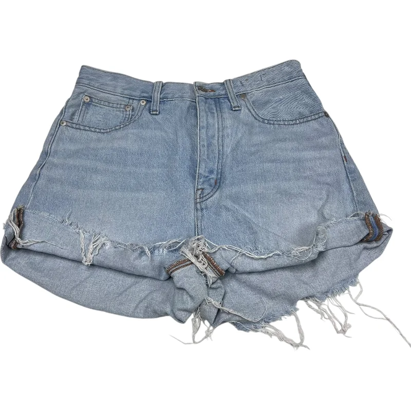 Men's broken-in washed denim pants-Shorts By Madewell In Blue Denim, Size: 4