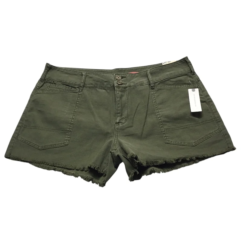 Men's flat matte pants-Shorts By Pilcro In Green, Size: 14