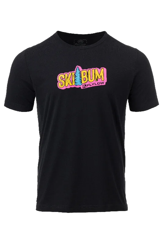 Men’s short-sleeve fawn shirts-Ski Bum Tee