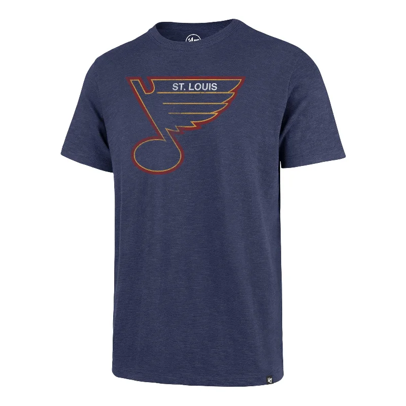 Men’s short-sleeve lilt tees-ST. LOUIS BLUES VINTAGE GRIT '47 SCRUM TEE