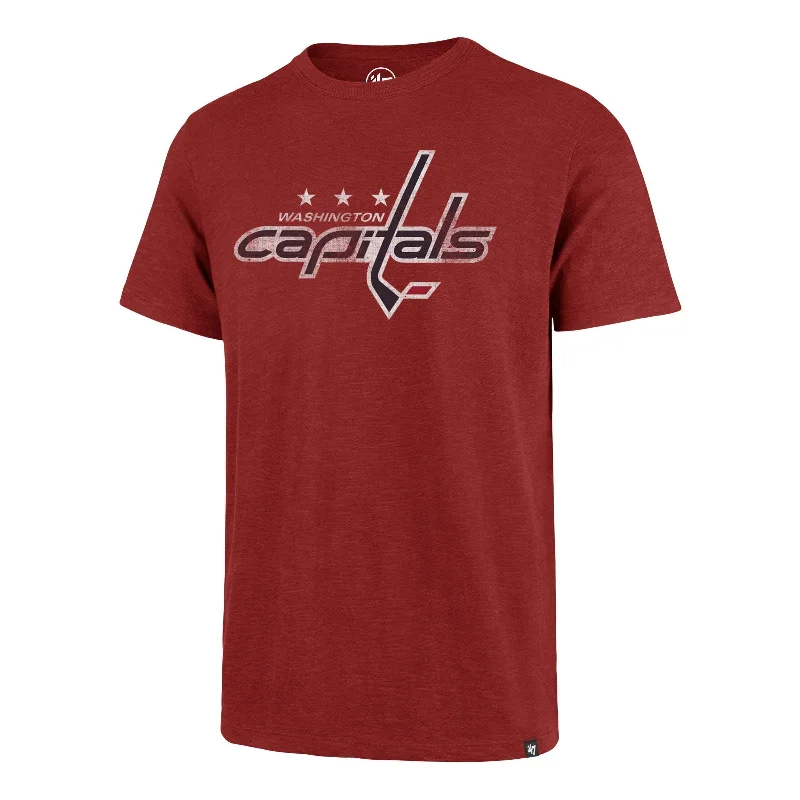 Men’s short-sleeve dusk tees-WASHINGTON CAPITALS '47 GRIT SCRUM TEE