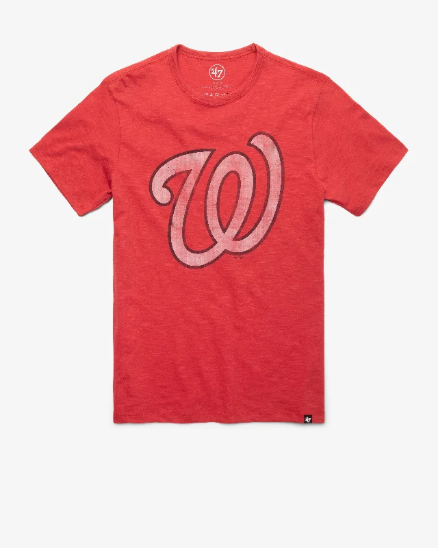 Men’s short-sleeve mire polos-WASHINGTON NATIONALS GRIT '47 SCRUM TEE