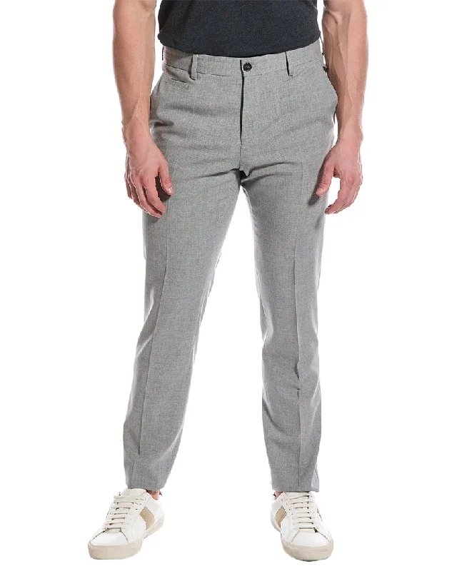 Men's light cotton jogger pants-BOSS Hugo Boss Slim Fit Wool-Blend Pant