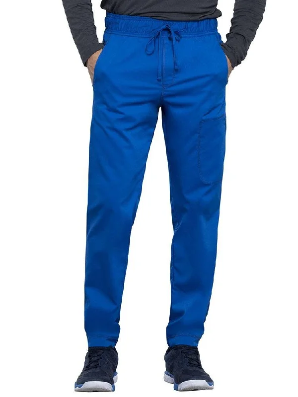 Men's rustic handmade pants-Cherokee Workwear Revolution Men's Jogger Scrub Pant | Royal Blue