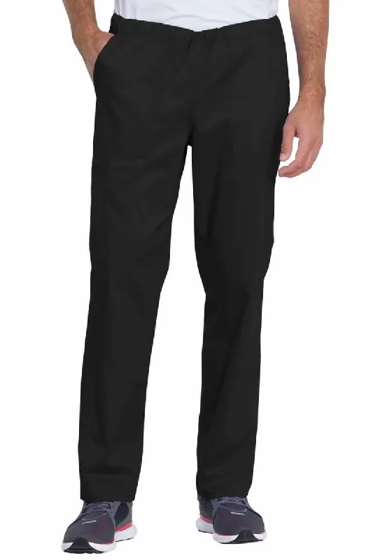 Men's limber stretch pants-Dickies Industrial Unisex Mid Rise Scrub Pant | Black