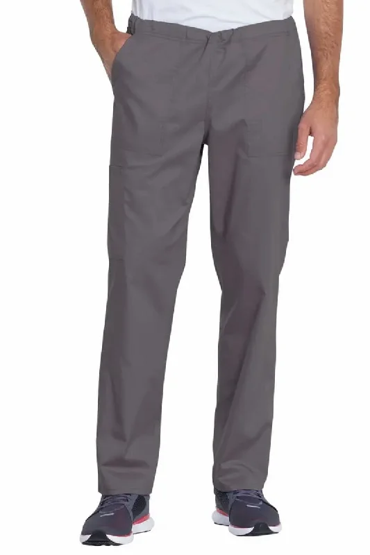 Men's soft cotton pants-Dickies Industrial Unisex Mid Rise Scrub Pant | Pewter