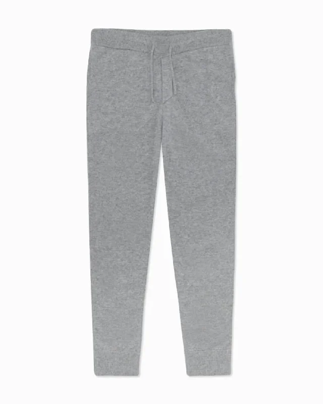 Men's roomy back pocket pants-Men's Joggers In Light Heather Grey