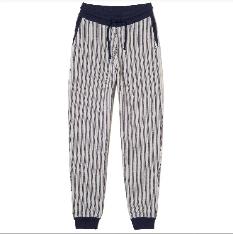 Men's crisp formal pants-Men's Woven Stripe Sweatpants In Multi