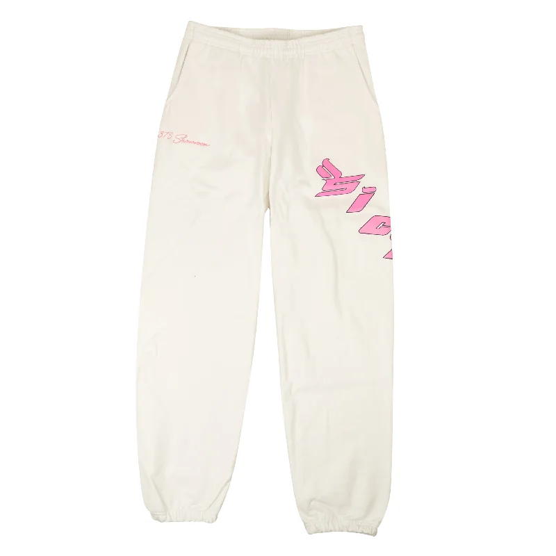 Men's plush flannel pants-Sicko X 375 Sweatpants - White/Purple